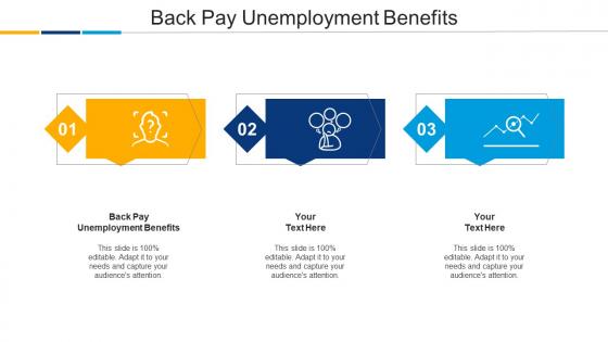 Back Pay Unemployment Benefits Ppt Powerpoint Presentation Icon Good Cpb
