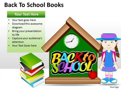 Back to school books ppt 1