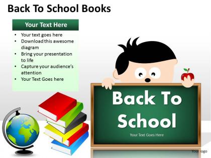 Back to school books ppt 7
