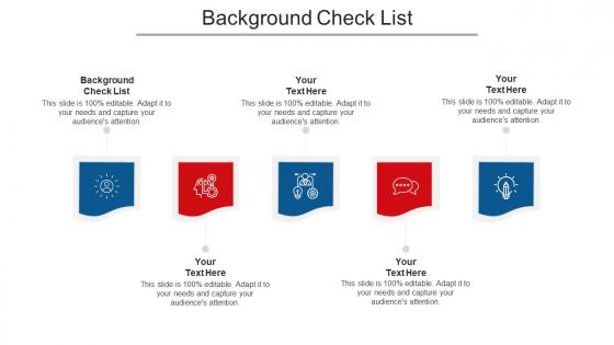 Background Check List Ppt Powerpoint Presentation Slides Graphics Cpb