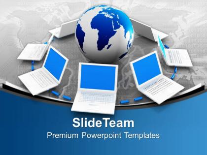 Background image for computer templates and themes business workflow presentation