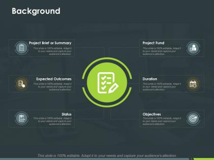 Background status ppt powerpoint presentation infographics outfit
