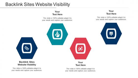 Backlink sites website visibility ppt powerpoint presentation model graphics cpb