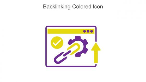 Backlinking Colored Icon In Powerpoint Pptx Png And Editable Eps Format