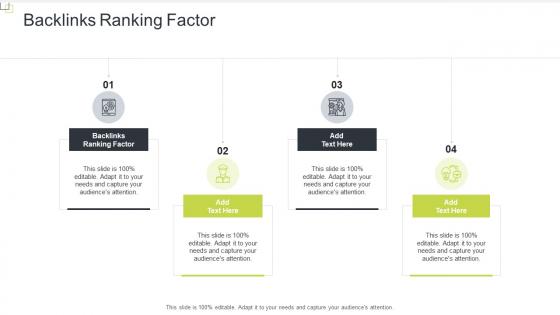 Backlinks Ranking Factor In Powerpoint And Google Slides Cpb