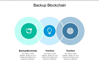 Backup blockchain ppt powerpoint presentation file background cpb