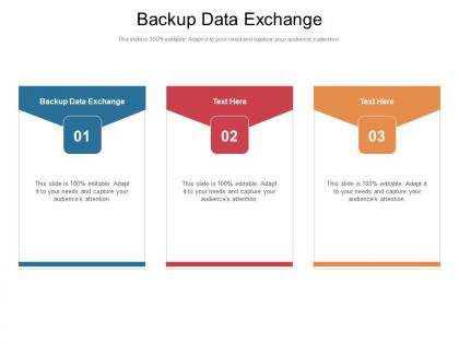 Backup data exchange ppt powerpoint presentation outline styles cpb