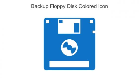 Backup Floppy Disk Colored Icon In Powerpoint Pptx Png And Editable Eps Format