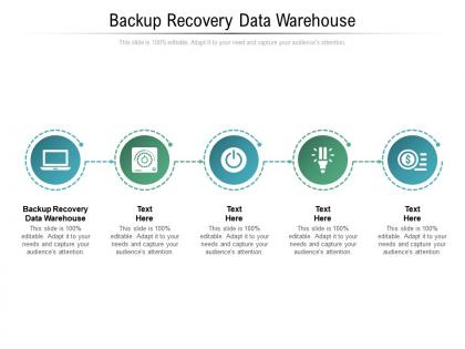 Backup recovery data warehouse ppt powerpoint presentation summary skills cpb