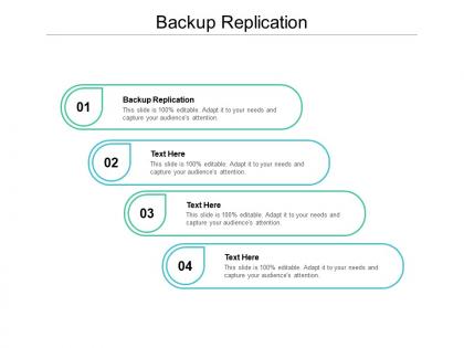 Backup replication ppt powerpoint presentation slides ideas cpb