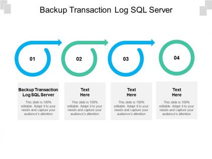 Backup transaction log sql server ppt powerpoint presentation infographic template graphics tutorials cpb