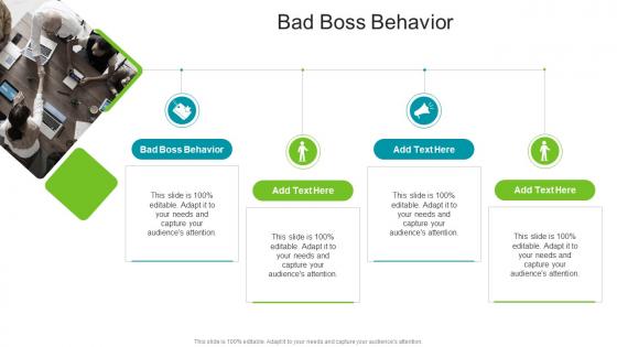 Bad Boss Behavior In Powerpoint And Google Slides Cpb
