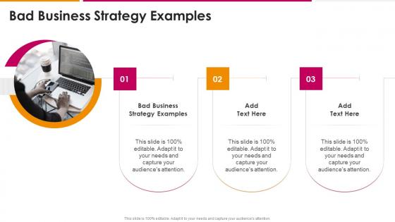 Bad Business Strategy Examples In Powerpoint And Google Slides Cpb