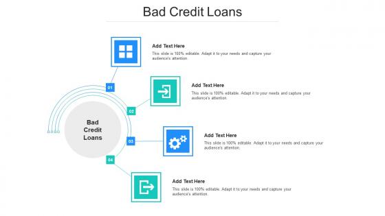 Bad Credit Loans In Powerpoint And Google Slides Cpb