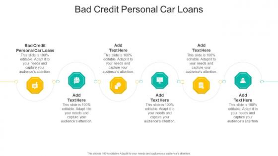 Bad Credit Personal Car Loans In Powerpoint And Google Slides Cpb