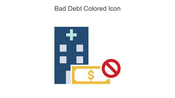 Bad Debt Colored Icon In Powerpoint Pptx Png And Editable Eps Format