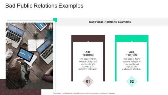 Bad Public Relations Examples In Powerpoint And Google Slides Cpb