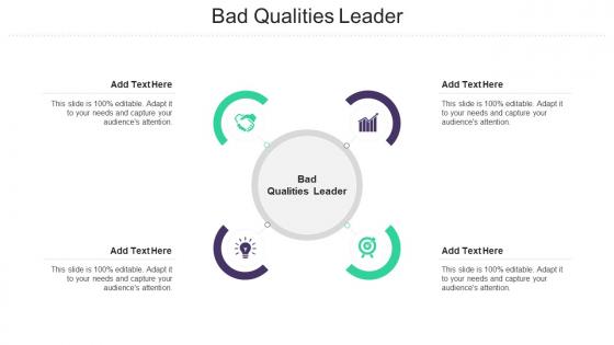Bad Qualities Leader In Powerpoint And Google Slides Cpb