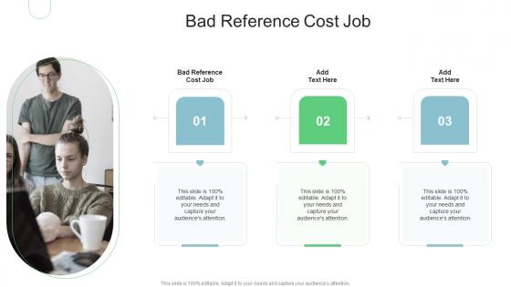 Bad Reference Cost Job In Powerpoint And Google Slides Cpb