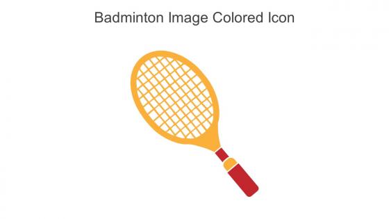 Badminton Image Colored Icon In Powerpoint Pptx Png And Editable Eps Format