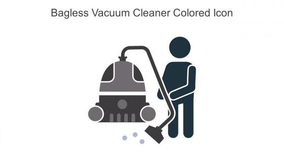 Bagless Vacuum Cleaner Colored Icon In Powerpoint Pptx Png And Editable Eps Format