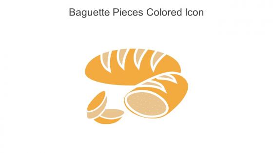 Baguette Pieces Colored Icon In Powerpoint Pptx Png And Editable Eps Format