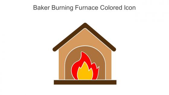 Baker Burning Furnace Colored Icon In Powerpoint Pptx Png And Editable Eps Format