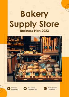 Bakery Supply Store Business Plan Pdf Word Document
