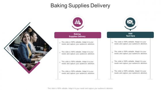 Baking Supplies Delivery In Powerpoint And Google Slides Cpb