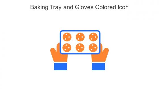 Baking Tray And Gloves Colored Icon In Powerpoint Pptx Png And Editable Eps Format
