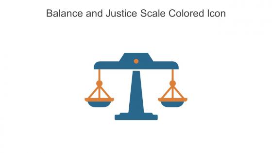 Balance And Justice Scale Colored Icon In Powerpoint Pptx Png And Editable Eps Format