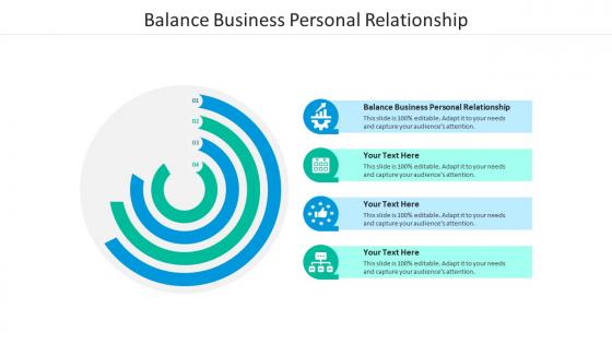 Balance business personal relationship ppt powerpoint presentation model ideas cpb