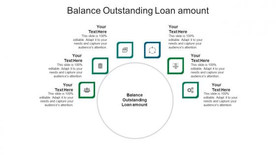 Balance outstanding loan amount ppt powerpoint presentation visual aids ideas cpb