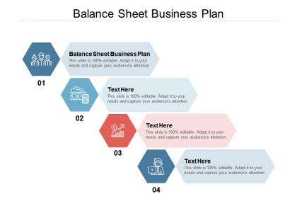 Balance sheet business plan ppt powerpoint presentation show deck cpb