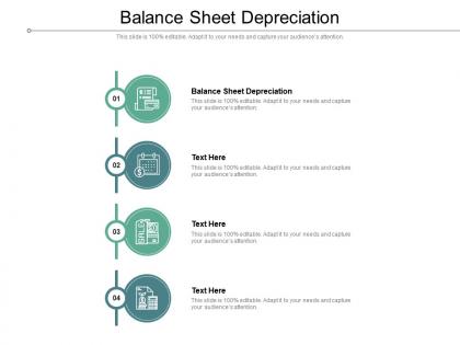 Balance sheet depreciation ppt powerpoint presentation professional ideas cpb