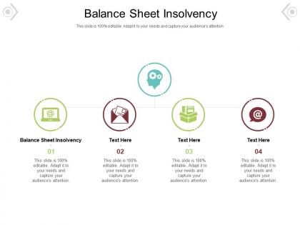 Balance sheet insolvency ppt powerpoint presentation pictures background image cpb