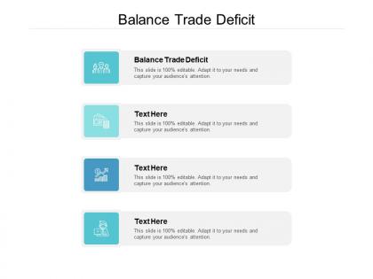 Balance trade deficit ppt powerpoint presentation outline clipart images cpb