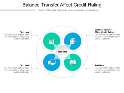 Balance transfer affect credit rating ppt powerpoint presentation infographic template rules cpb