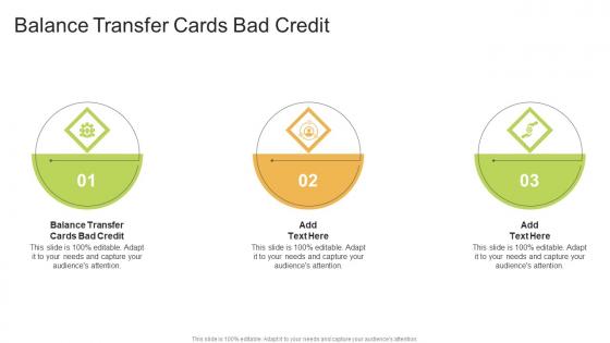 Balance Transfer Cards Bad Credit In Powerpoint And Google Slides Cpb