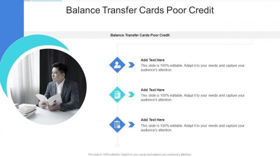 Balance Transfer Cards Poor Credit In Powerpoint And Google Slides Cpb