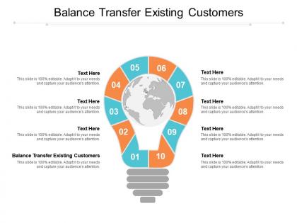 Balance transfer existing customers ppt powerpoint presentation gallery images cpb