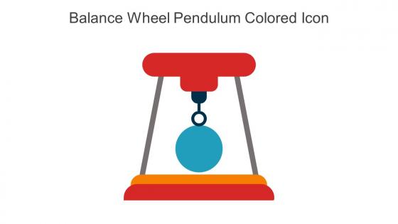 Balance Wheel Pendulum Colored Icon In Powerpoint Pptx Png And Editable Eps Format