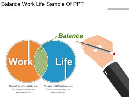 Balance work life sample of ppt