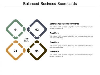 Balanced business scorecards ppt powerpoint presentation diagram lists cpb