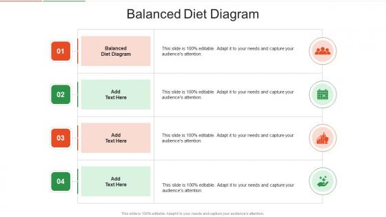 Balanced Diet Diagram In Powerpoint And Google Slides Cpb