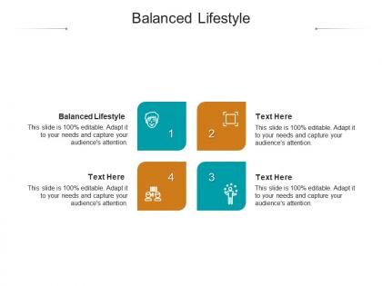 Balanced lifestyle ppt powerpoint presentation file deck cpb