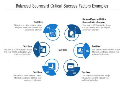 Balanced scorecard critical success factors examples ppt powerpoint presentation show templates cpb