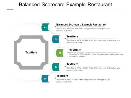Balanced scorecard example restaurant ppt powerpoint presentation slides clipart cpb