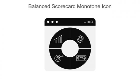 Balanced Scorecard Monotone Icon In Powerpoint Pptx Png And Editable Eps Format