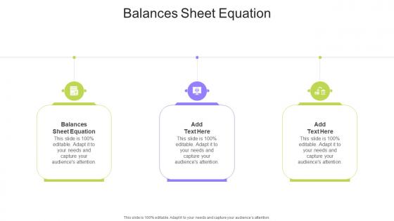 Balances Sheet Equation In Powerpoint And Google Slides Cpb